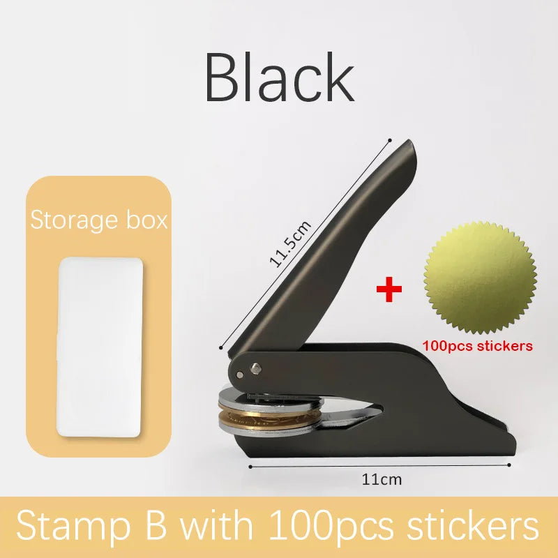 Book Wedding Embosser Stamps Customized Designs Personalized Embossing Stamp Custom Handheld Envelope Invitation Card Seals DIY