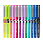 12Japanese Pilot BX-V5 Gel Pens Hi Tecpoint Straight Liquid Pen Large Capacity Quick-drying Ink 0.5mm Needle Point Stationery