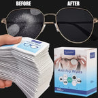 10-100Pcs Glasses Cleaning Wet Paper Disposable Anti Fog Misting Dust Remover Lens Wipes Sunglasses Phone Screen Cleaner
