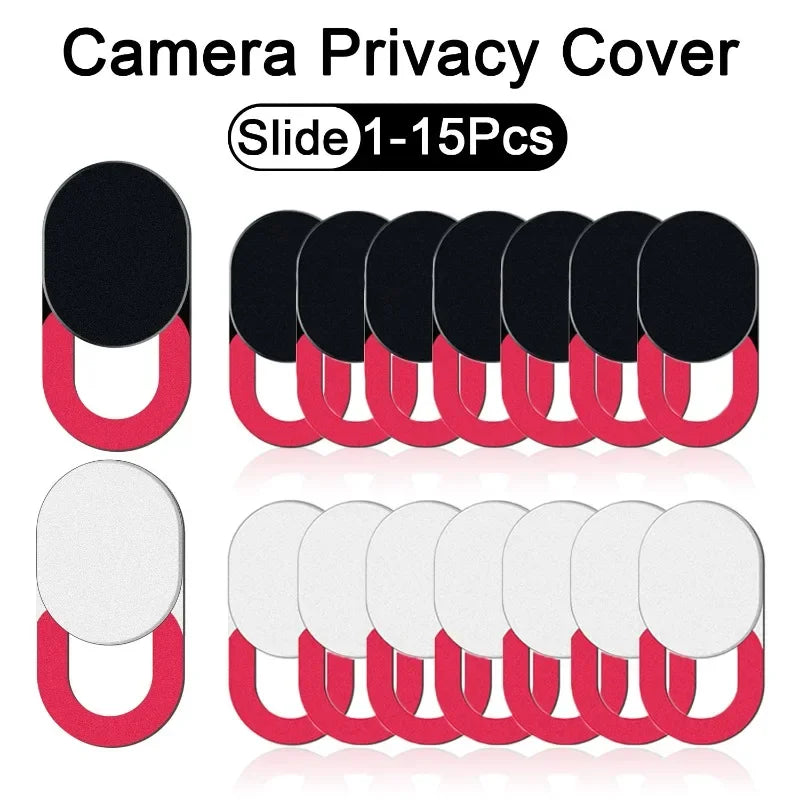 Laptop Camera Privacy Cover Webcam Cover Shutter Adhesive Slider for IPad Tablet Web Pc Camera Mobile Phone Lens Privacy Sticker