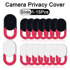 Laptop Camera Privacy Cover Webcam Cover Shutter Adhesive Slider for IPad Tablet Web Pc Camera Mobile Phone Lens Privacy Sticker