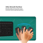Cutting-Mat-white-on-black Mouse Pad Office Gaming Laptop Deskmat Anime Mousepad Gamer Keyboard Mouse Mat Computer Accessories