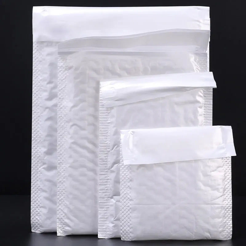 20/10Pcs Shipping Bags White Foam Envelope Bubble Mailers Wholesale with Different Specifications Send Packaging Soft Envelope