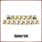 Stranger Theme Birthday Party Tableware Decoration American TV Paper Plate Napkin Banner Lights Alphabet Backdrops Kids Supplies