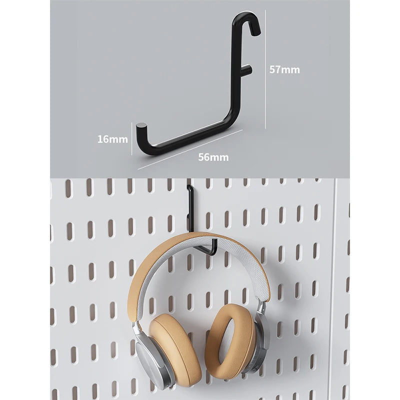 Gaming Gear Pegboard: Wall-Mounted, No-Punch, Study/Gaming Room – Figure Storage & Decor. Abundant Parts, Free Mix