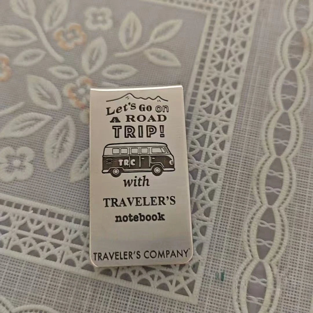 Travelling Print Brass Paper Clips Journal Notebook Decoration Cute Shot Props DIY Planner Stationary Reciepts Binder Clips