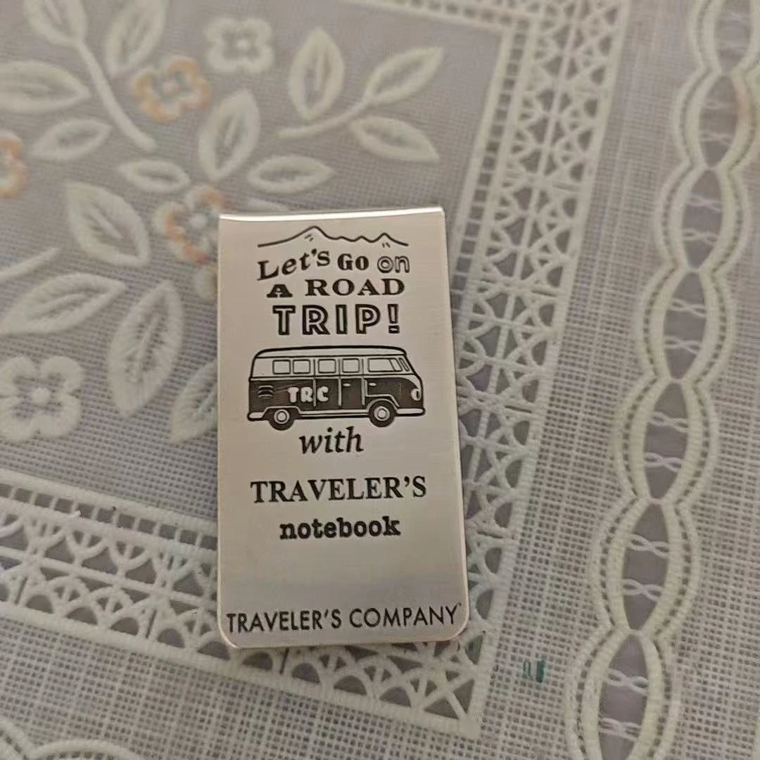Travelling Print Brass Paper Clips Journal Notebook Decoration Cute Shot Props DIY Planner Stationary Reciepts Binder Clips