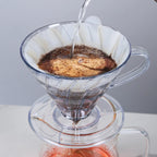 Hot Selling V Shaped 60 Degrees Coffee Maker Set Pour-over Coffee Filter Cup Spiral Hand Filter Cup