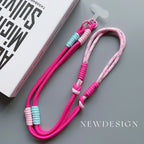 Lanyard Cross-body Shoulder Straps Keychain Adjustable Korea Long Rope with Replacement Patch for Mobile Phone Accessories