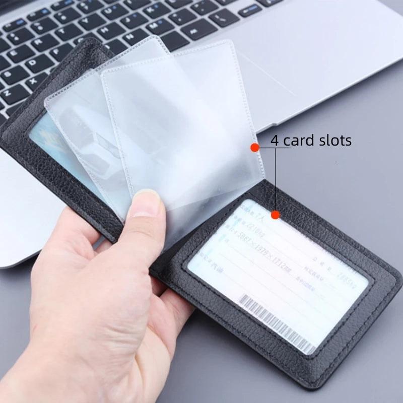 2/4/6/8card slots Pu Leather Driver License Holder On Cover For Car Driving Documents Business Id Pass Certificate Folder Wallet