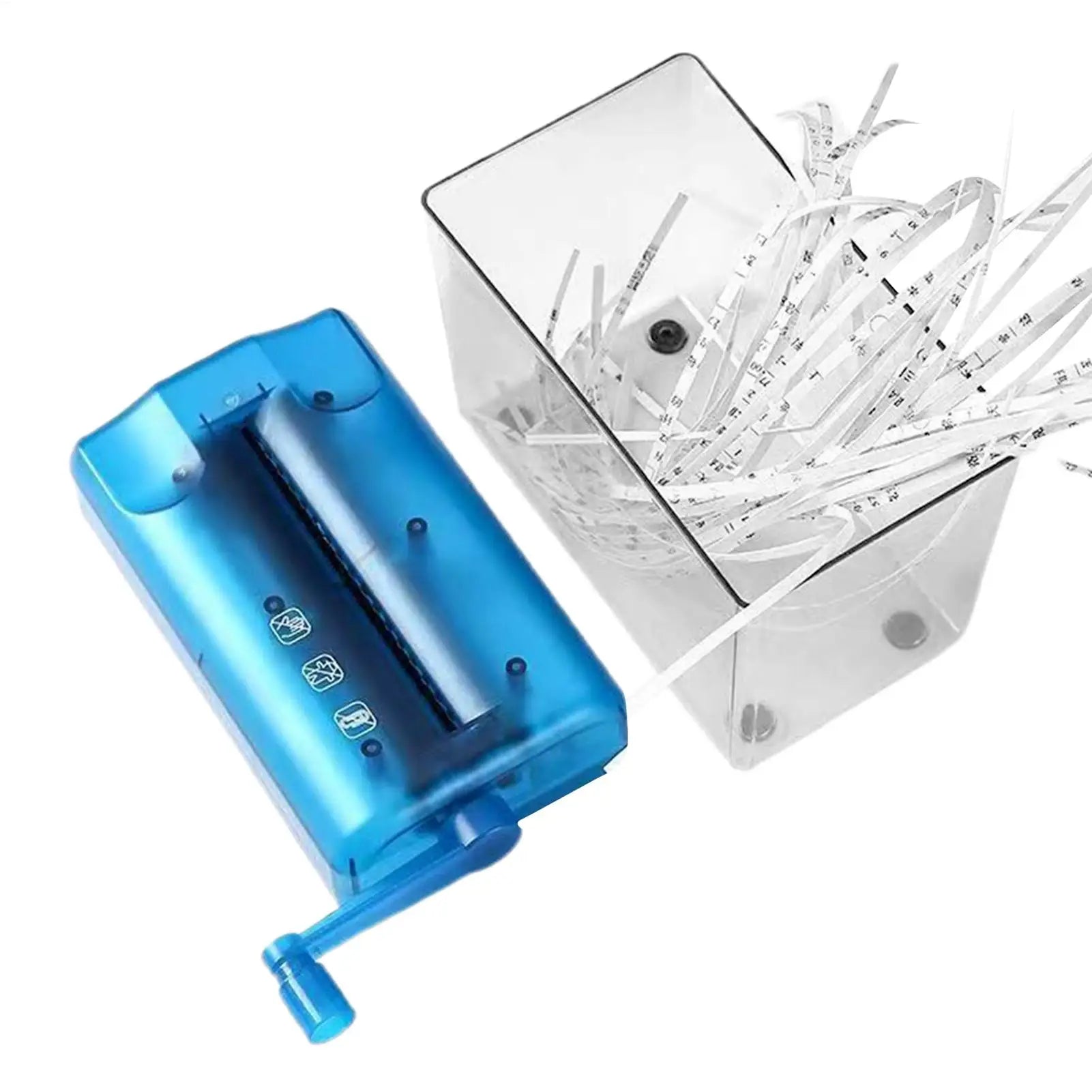 Small Paper Shredder Manual Document Shredder Household Paper Shredding Solution Household Small Mini Paper Shredder Tool