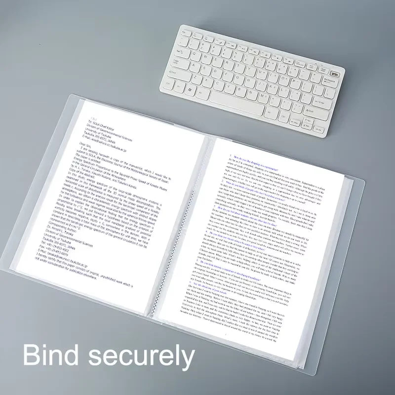 A4 Semi Transparent PP Brochure, Multiple Page Sizes To Choose From, Classified Insert Folder, Conference Document Organization,