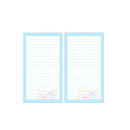 A6 Cute Loose-leaf Colorful Refill Inner Page Line Blank Grid Inner Page Inside Paper Stationery