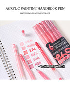 Languo 6/24/36/54/72/90 colors Acrylic Painting Handbook Pens Multi-Color Gel Pen Student Neutral Pen Writing Marker Stationery