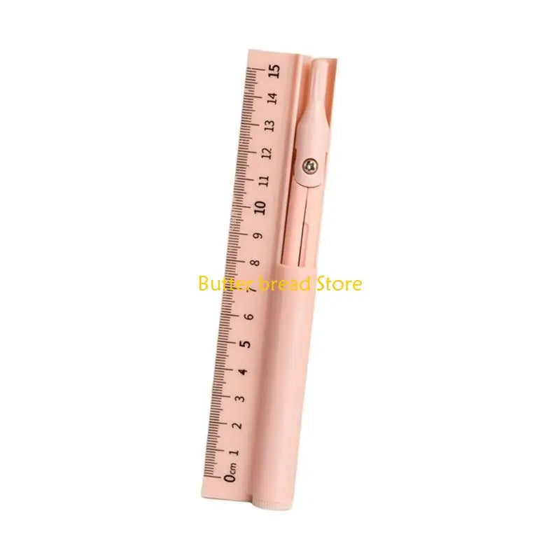 W89C Multifunction 3 in 1 Ruler Dawing Ruler Tool School Geometry Tool For Student Measuring and Drawing