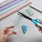10/1Pcs 30Holes Detachable Buckle Loose-leaf Paper Book Circle Ring Scrapbook Album Binder Spiral A4 A5 B5 Notebook Binding Clip