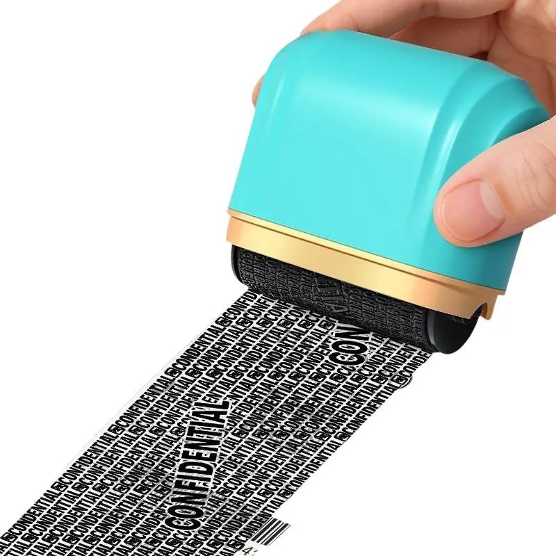 Anti Leakage Info Coverage With 3 Capsule Printing Ink Rolling Type Stamping Garbled Characters Privacy Seal Express Delivery