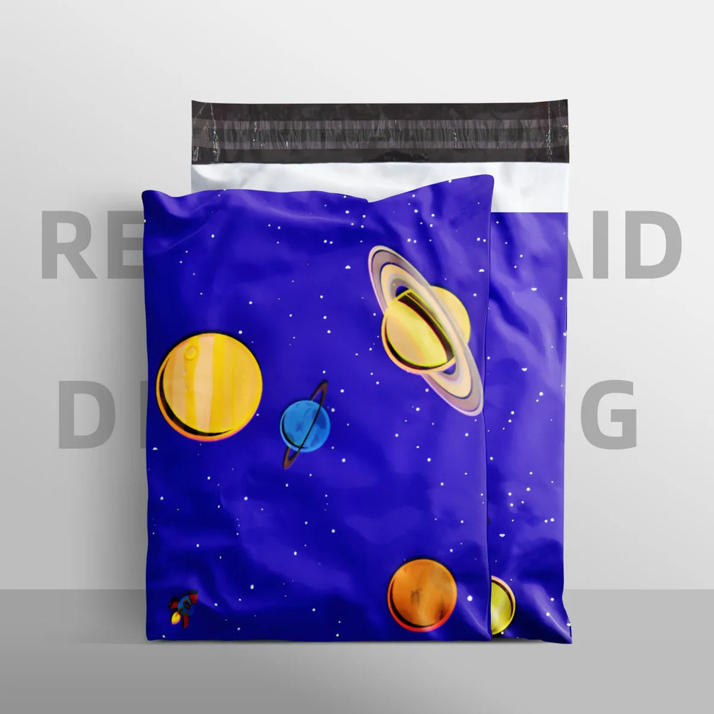 Poly Mailer 10PCS Cute Courier 10x13inch Pattern Shipping Bag Small Business Supplies Printed Grey Mailing Package Shopper Bags
