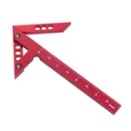 2pcs Center Finder and T-Square Hole Scribe Ruler Kit, Carpenter Center Measuring Tool, Metric & Inch Woodworking Projects Tool