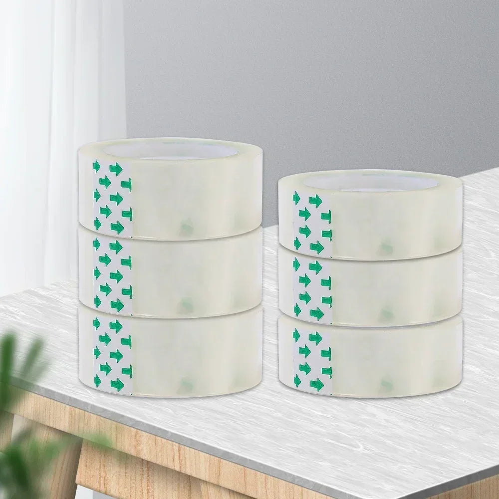 Clear Tape Multifuntion High-viscosity Adhesive Tape 20-5 Rolls Clear Tape Refill Roll for Gift Wrapping,Office, Home, School