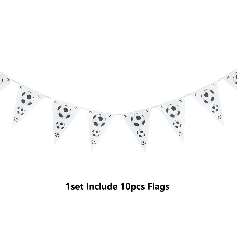 Soccer Party Disposable Tableware Paper Plates Cups Napkins Tablecloth Soccer Birthday Party Decoration