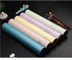 Sumi Art Wax Dye Pearlescent Ink Colorful Half Ripe Rice Paper Xuan Paper Scroll Multicolor Brush Calligraphy Creation Work Roll