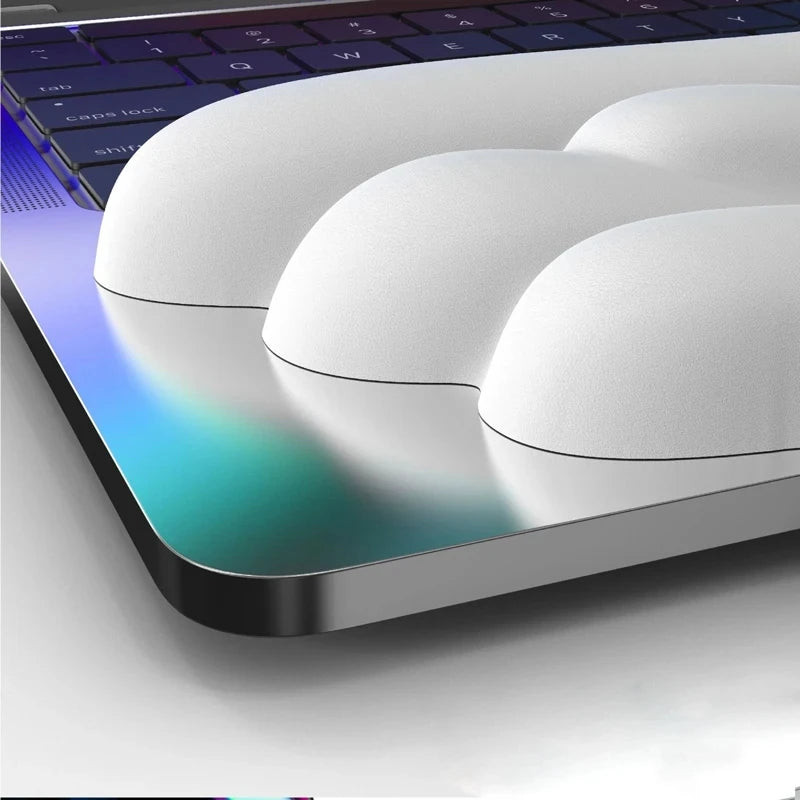 Keyboard Mouse Wrist Rest Angel Wing Memory Foam Mouse Pad Set Wrist Support Ergonomic Non-Slip for Computer Laptop Easy Typing