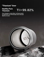 Gianxi Pure Titanium Insulated Cup Men'S And Women'S High-End Water Cup Portable Tea Cup Tea Water Separation Titanium Cup