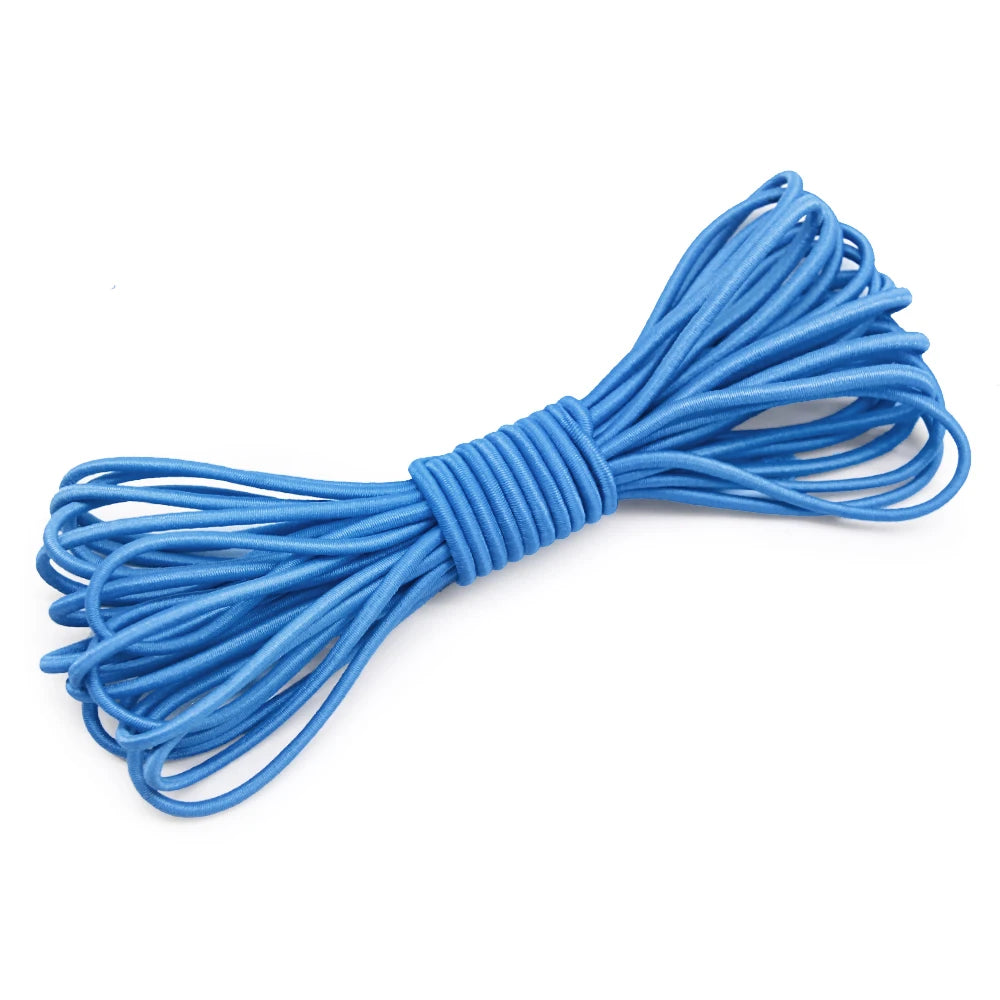 2.5mm Elastic Rope Elastic Band Shock Cord Bungee Rubber Band Stretch Thread for Garment Accessory Craft Handmade DIY