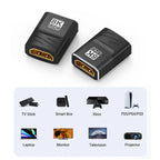 HDMI Extender 8K 60Hz 4K 120Hz Female to Female Connector HDMI 2.1 Cable Extension Converter HDMI-Compatible Adapter Coupler