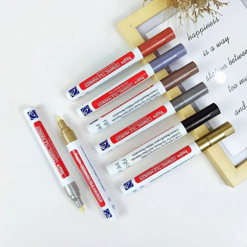 Mold-Resistant Waterproof Ceramic Tile Grout Marker Pen for Kitchen Bathroom Wall Floor Repair