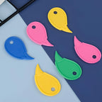 Portable Plastic Letter Opener Cutting Supplies Box Opener Keychain Slicer Unpacking Knife Mini Safety Package Cutter Tool