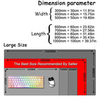 White Large Mouse Pad Carpet Simple Mat 900x400 Pc Gamer Gaming Cushion Deskmat Xxl Big Computer Table Accessories Mausepad