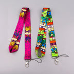 Animated Comedy Lanyard for Key Neck Strap ID Card Cell Phone Strap Badge Holder Hang Rope Keychain Accessories Gifts