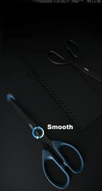 1/2pcs Deli Black Blade Scissors Stationery 180mm 7 Inch Stainless Steel Anti-Rust Sharp Office Home School Craft Cutting Tool