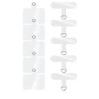10/5/1Pcs Universal Tpu Mobile Phone Anti-lost Lanyard Card Gasket Nylon Detachable Phone Hanging PLR Strap Patch Tether Pad