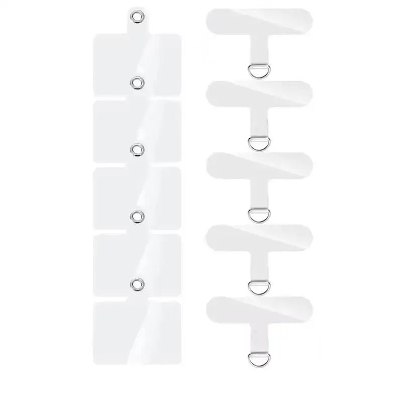 10/5/1Pcs Universal Tpu Mobile Phone Anti-lost Lanyard Card Gasket Nylon Detachable Phone Hanging PLR Strap Patch Tether Pad