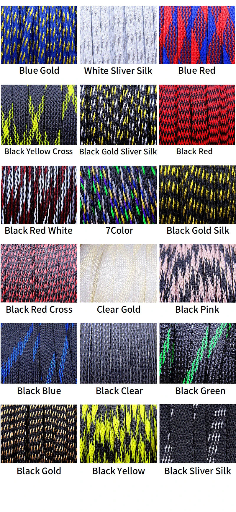 5/10M Braided Cable Sleeve 3mm 4mm 6mm 8mm 10mm 12mm 14mm PET Expandable Cover Insulation Nylon Sheath Wire Wrap Protection