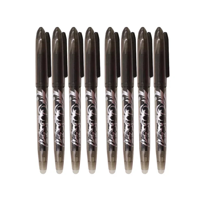 8/4pcs Erasable Gel Pen  Multi-Color0.5mm Tip Painting Writing Drawing School Black Blue Red Pink Orange Green Purple Light Blue