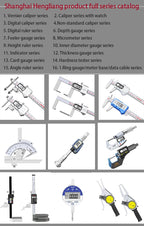 Hengliang High-Precision Stainless Steel Ruler Induction Machine Horizontal Stainless Steel Vernier Electronic Digital Caliper