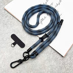 150CM Length Phone Lanyard Adjustable Detachable Neck Cord Outdoor Universal Crossbody Strap Card Clip for Mobile Phone Case
