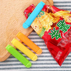 10-50PCS Portable Kitchen Storage Food Snack Seal Sealing Bag Clips Sealer Clamp Plastic Tool Kitchen Accessories Food Bag Clips