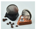 51/53/58MM Portafilter Espresso Universal Filter Storage Rack Coffee Puck Screen Stand Reusable Wooden Coffee Filter Stand