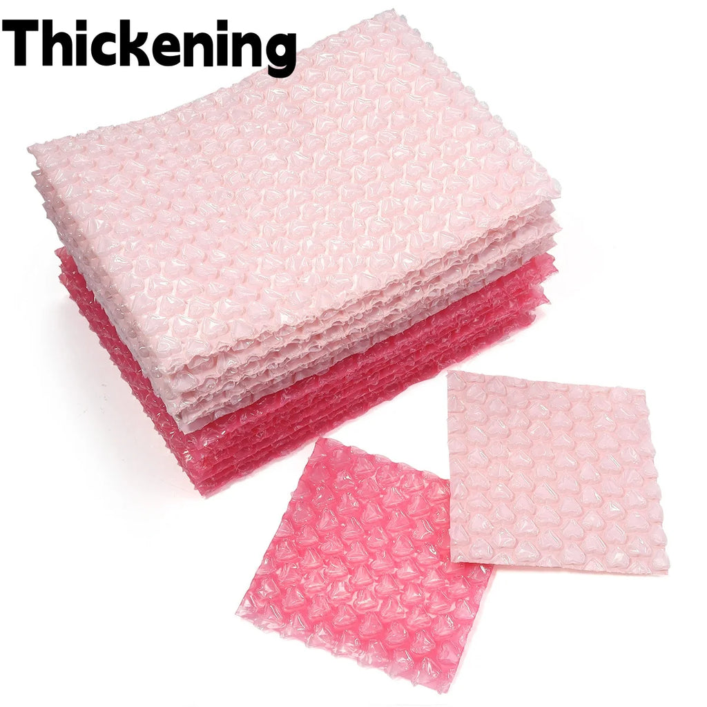10pcs/lot Pink Thickening Bubble Mailers Items Envelopes Protect Bubble Padded Waterproof Collision Resistant Bubble Wrap Bag