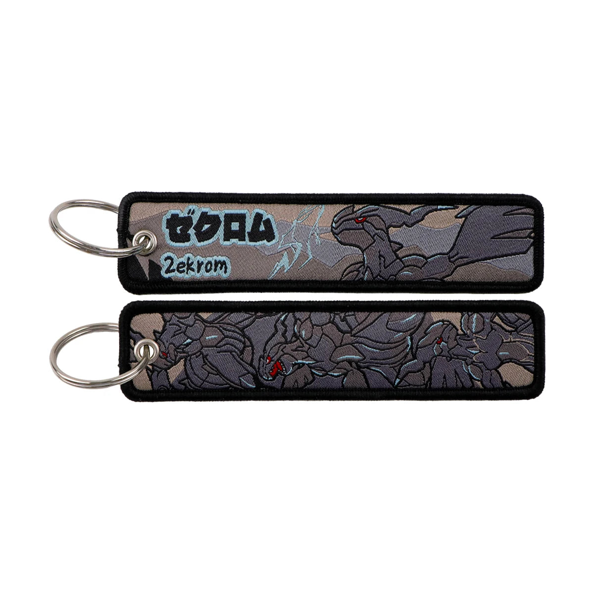 Kawaii Japanese Elf Anime Embroidery Key Fobs Key Tag Motorcycles Cars Backpack Chaveiro Keychain Fashion Keyring Friends Gifts