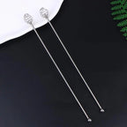 ✔1/2Pcs 24CM Coffee Stirrers Reusable Bar Stainless Steel Stirrer Multi-Function Decorative Stir Sticks For Drinks Mixing Bar