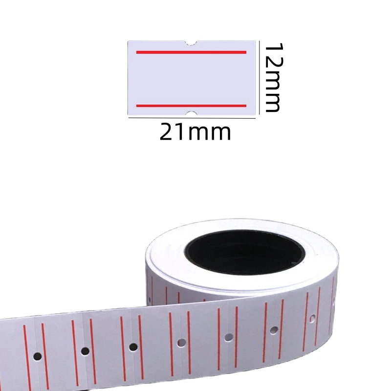 400*10/Roll Price Label Tag for MX-5500 Price Gun Label Sticker White Retail Shop Supermarket Commodity Price Gun Label Paper