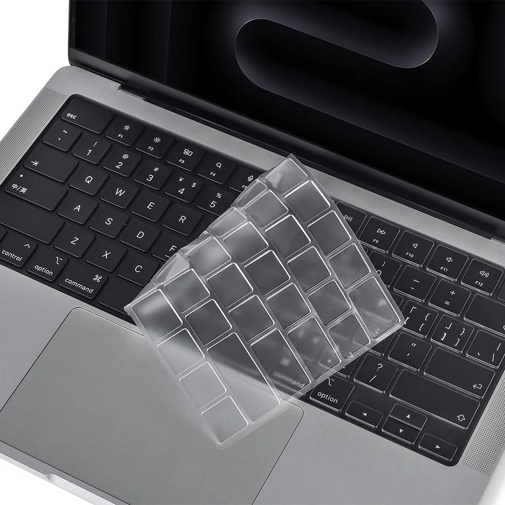 Clear Keyboard Cover For MacBook Air13.6 M4 A3240 2025 M3 M2 Pro 13" Air13 A2179 A2337 A1369 A1466 Air 15.3 M4 A3241 A3114 A2941