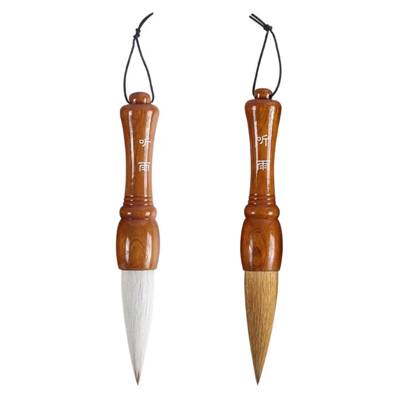 Practical Chinese Writing Brush Hopper-shaped Weasel Hair Brush Large Calligraphy Brush Pen Painting Brush for Couplets
