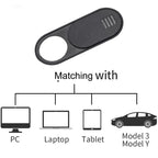 Ultra Thin Slide Webcam Cover for iPad Tablet Laptop Slide Sticker Privacy Protector for Tesla Model 3 Y Interior Cabin Camera